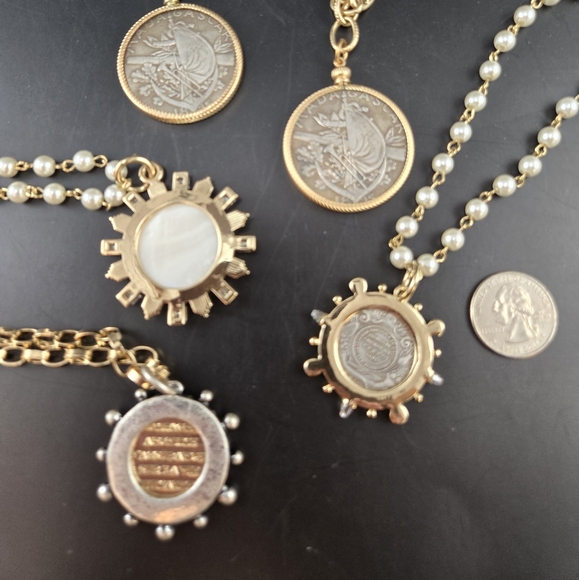 New Collection Vintage Look Coin Necklace - Picture 4 of 9